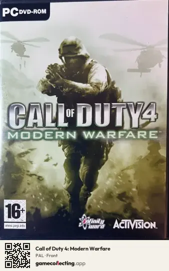 Call of Duty 4: Modern Warfare Computer, PAL box front