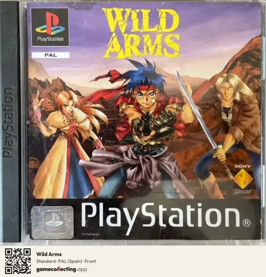 Wild Arms PlayStation, Spain box front