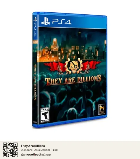 They Are Billions PlayStation 4, Japan box front