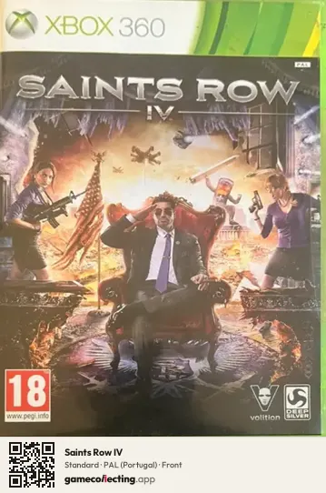 Saints Row IV Xbox 360, Portugal box front