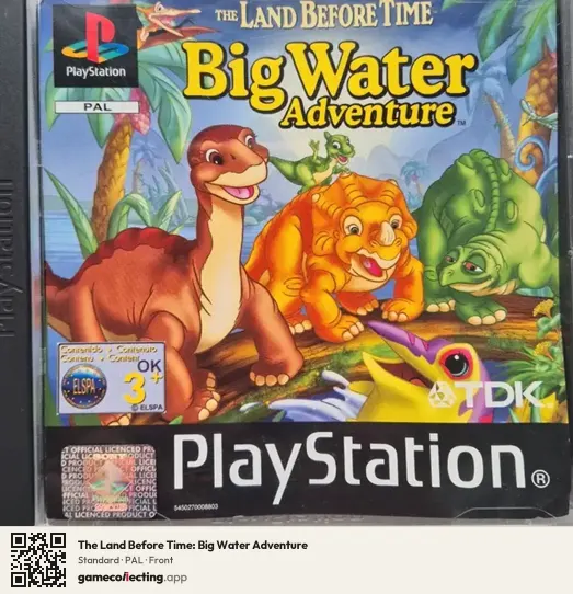 The Land Before Time: Big Water Adventure PlayStation, PAL box front