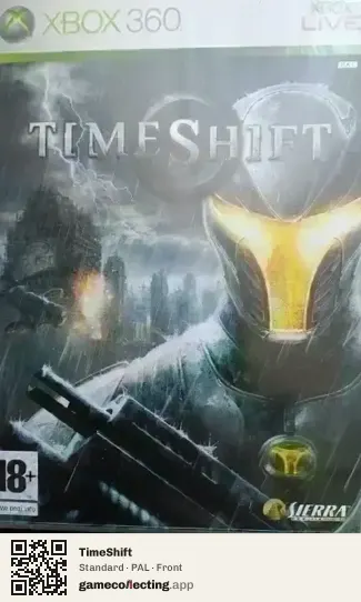 TimeShift Xbox 360, PAL box front
