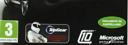 Forza Motorsport 3, the PEGI square on its front