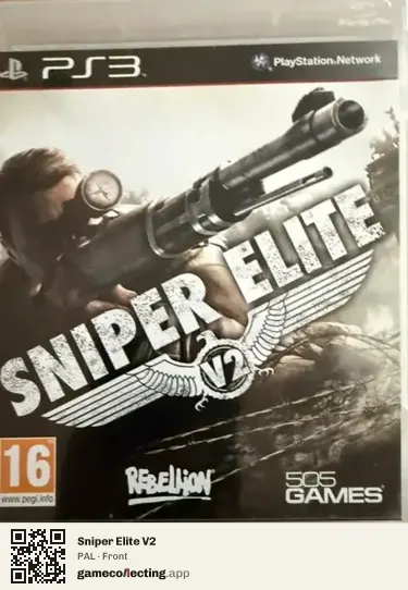 Sniper Elite V2 PlayStation 3, PAL box front