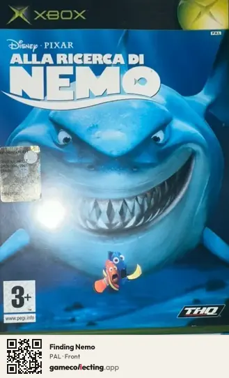 Finding Nemo Xbox, PAL box front