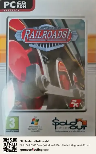 Sid Meier's Railroads! Computer, United Kingdom box front
