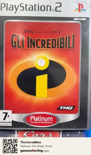 The Incredibles PlayStation 2, Italy box front