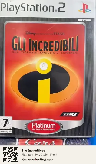 The Incredibles PlayStation 2, Italy box front