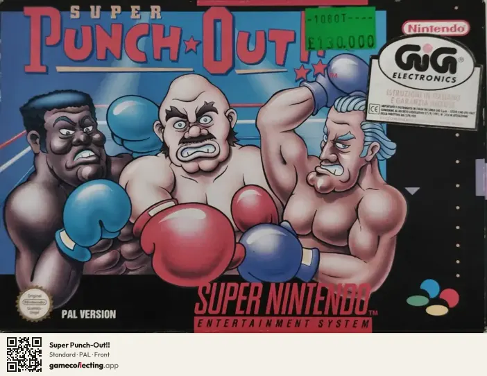 Super Punch-Out!! Super Nintendo Entertainment System, PAL box front