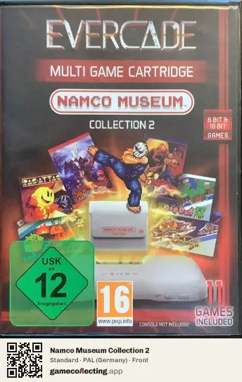 Namco Museum Collection 2 Evercade, Germany box front