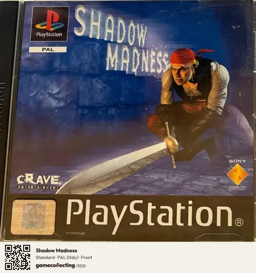 Shadow Madness PlayStation, Italy box front