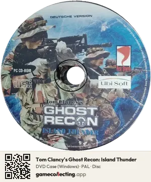 Tom Clancy's Ghost Recon: Island Thunder Computer, PAL disc