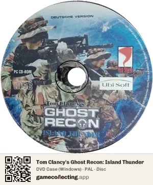 Tom Clancy's Ghost Recon: Island Thunder Computer, PAL disc
