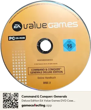 Command & Conquer: Generals Computer, PAL disc