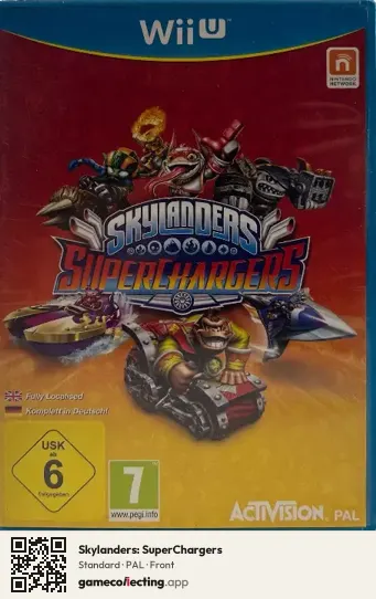 Skylanders: SuperChargers Nintendo Wii U, PAL box front