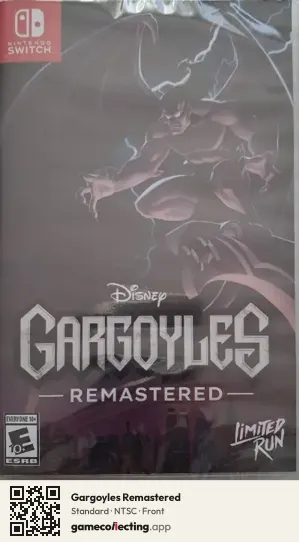 Gargoyles Remastered Nintendo Switch, NTSC box front