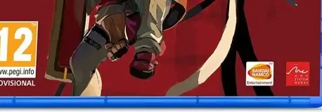 Guilty Gear: Strive, the PEGI square on its front
