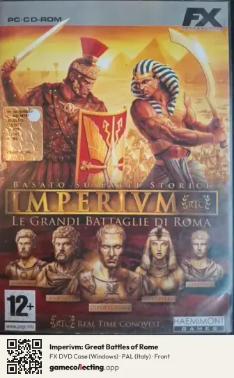 Imperivm: Great Battles of Rome Computer, Italy box front