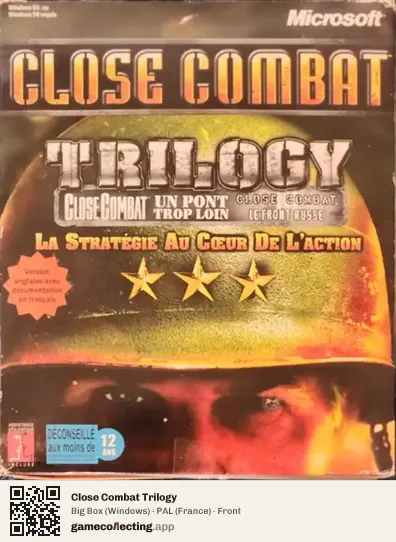 Close Combat Trilogy Computer, France box front