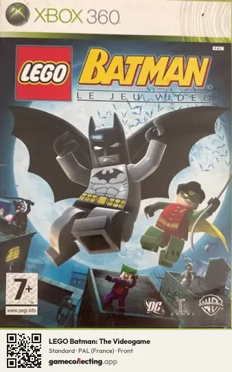LEGO Batman: The Videogame Xbox 360, France box front