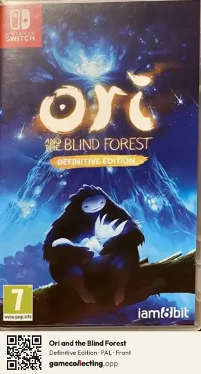 Ori and the Blind Forest Nintendo Switch, PAL box front