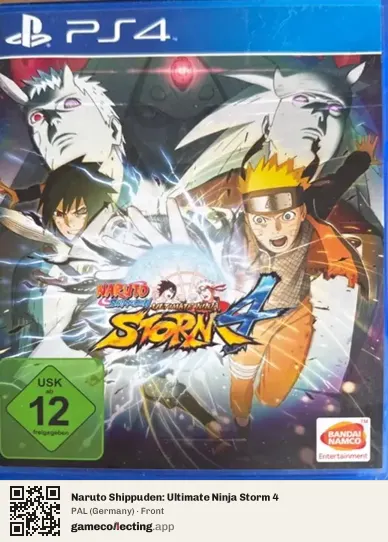 Naruto Shippuden: Ultimate Ninja Storm 4 PlayStation 4, Germany box front