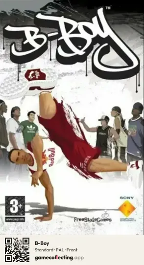 B-Boy PlayStation Portable, PAL box front