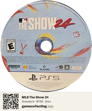 MLB The Show 24 PlayStation 5, NTSC disc