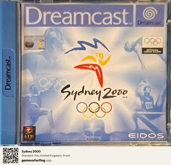 Sydney 2000 Sega Dreamcast, United Kingdom box front