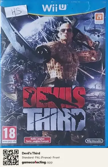 Devil's Third Nintendo Wii U, France box front