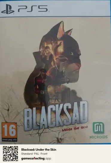 Blacksad: Under the Skin PlayStation 5, PAL box front