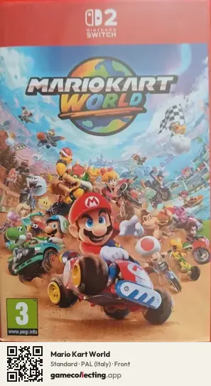 Mario Kart World Nintendo Switch 2, Italy box front
