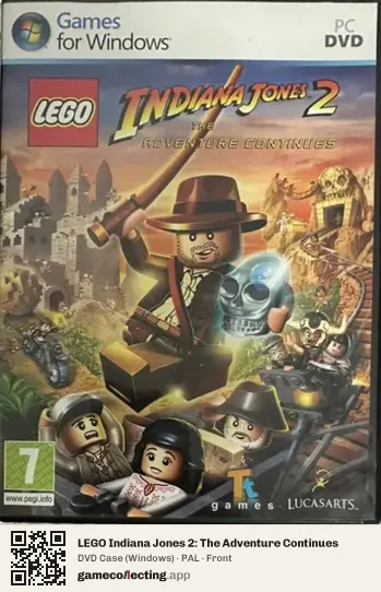 LEGO Indiana Jones 2: The Adventure Continues Computer, PAL box front