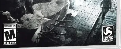 This War of Mine, the ESRB box on its front