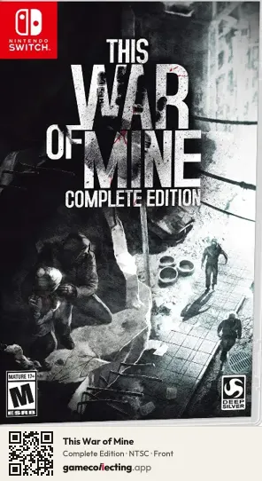 This War of Mine Nintendo Switch, NTSC box front