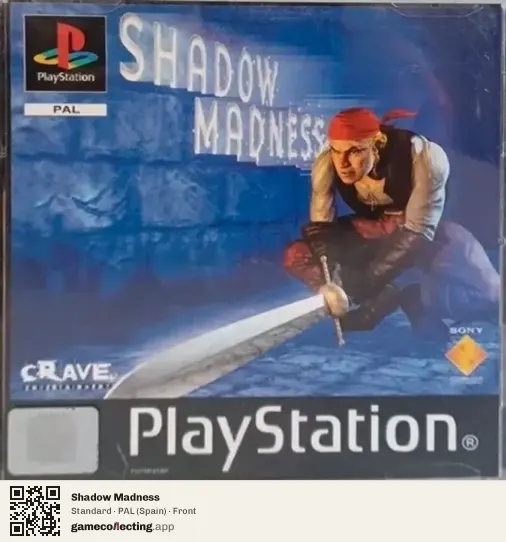 Shadow Madness PlayStation, Spain box front