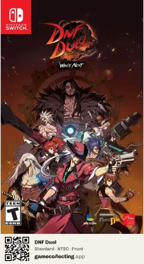 DNF Duel Nintendo Switch, NTSC box front