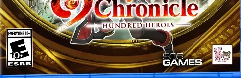Eiyuden Chronicle: Hundred Heroes, the ESRB box on its front