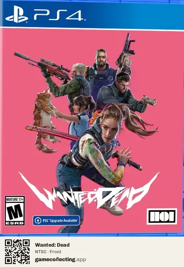 Wanted: Dead PlayStation 4, NTSC box front