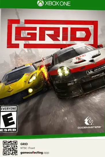 GRID Xbox One, NTSC box front