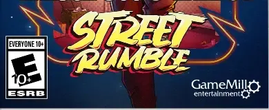 The Karate Kid: Street Rumble, the ESRB box on its front