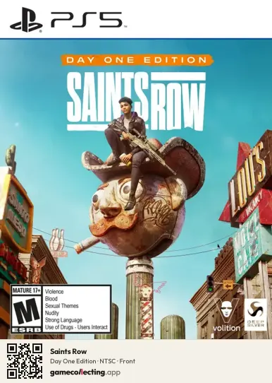 Saints Row PlayStation 5, NTSC box front