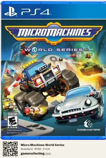 Micro Machines World Series PlayStation 4, NTSC box front