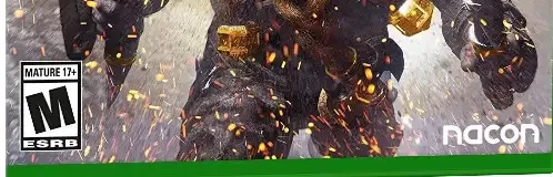 Warhammer: Chaosbane, the ESRB box on its front