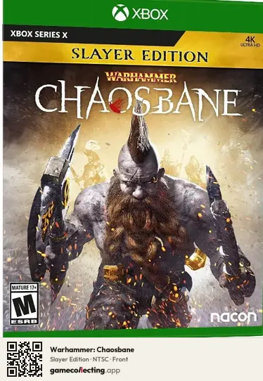 Warhammer: Chaosbane Xbox Series X, NTSC box front