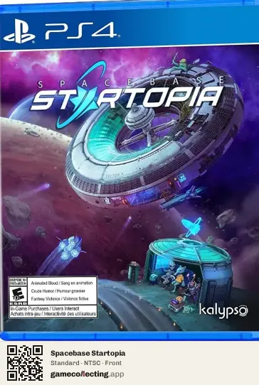 Spacebase Startopia PlayStation 4, NTSC box front