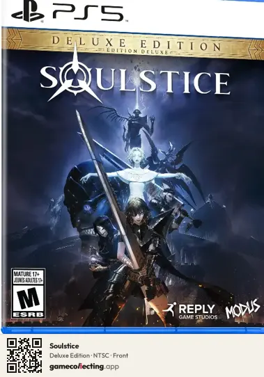 Soulstice PlayStation 5, NTSC box front