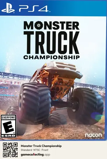 Monster Truck Championship PlayStation 4, NTSC box front