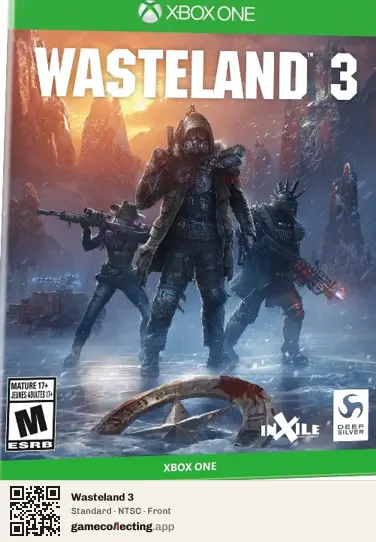 Wasteland 3 Xbox One, NTSC box front