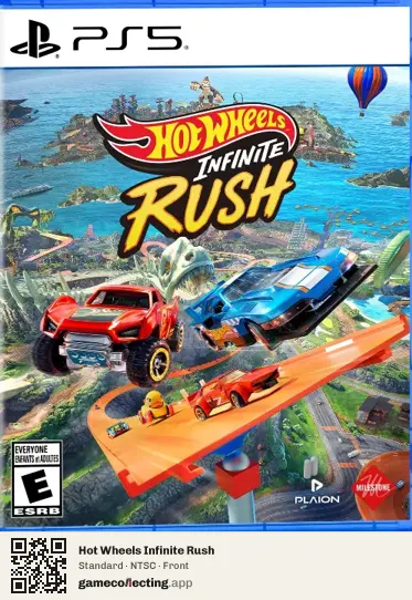 Hot Wheels Infinite Rush PlayStation 5, NTSC box front